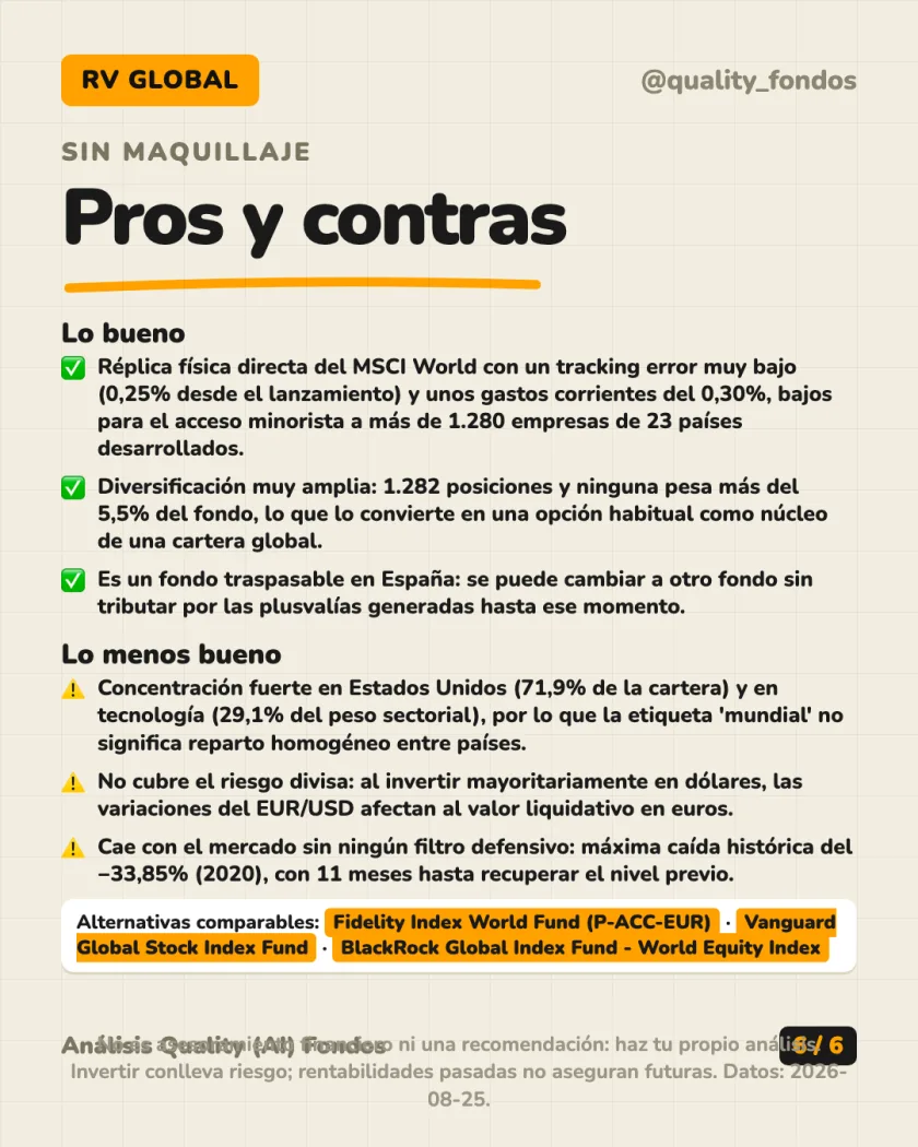 Costes y fiscalidad del análisis de Amundi Index Solutions - Amundi Index MSCI World, Clase AE EUR (Acum.)