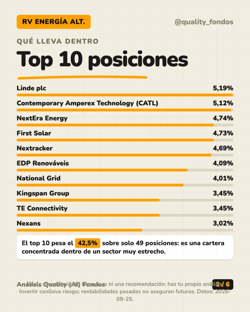 Ficha del fondo del análisis de BGF Sustainable Energy Fund Clase A2 EUR (Acum.)