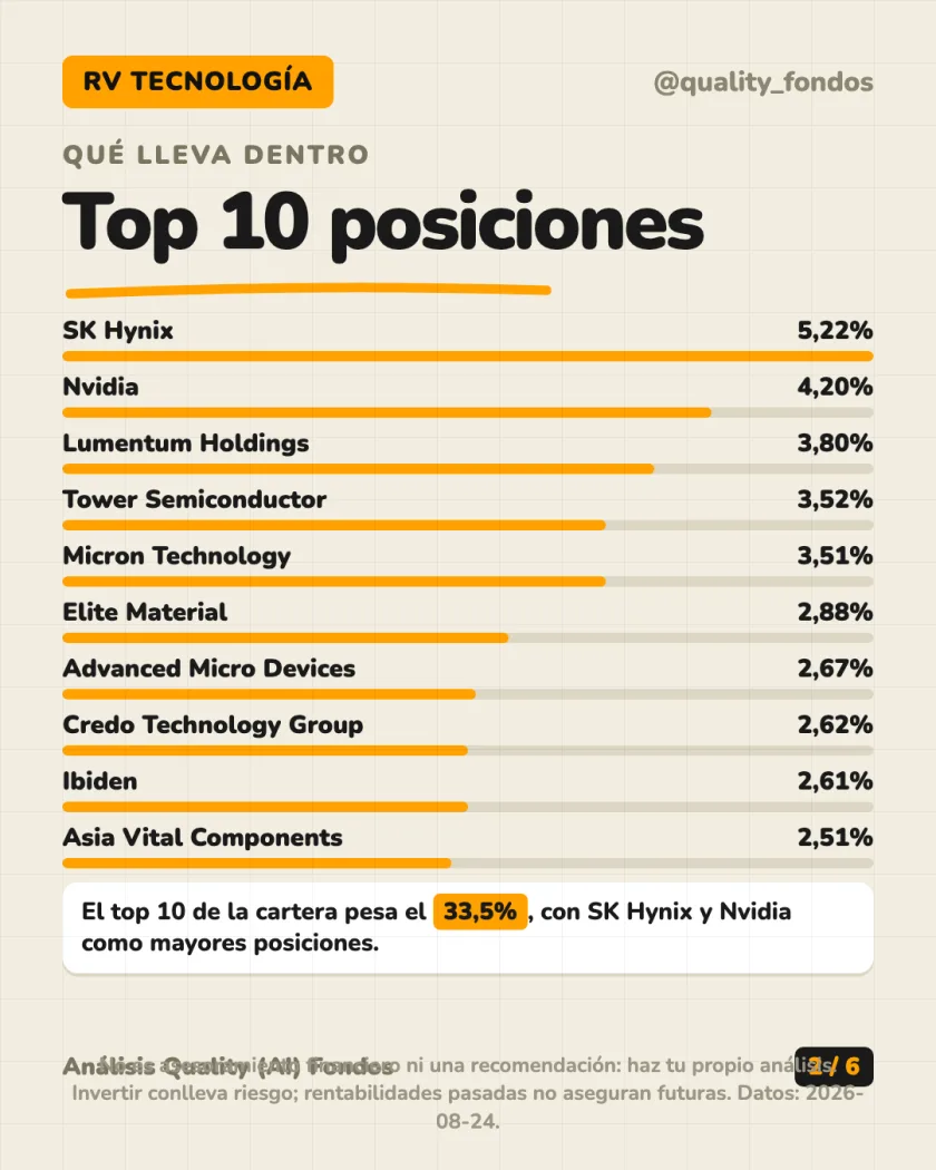 Ficha del fondo del análisis de BlackRock Global Funds - Next Generation Technology Fund Clase A2 USD (Acum.)