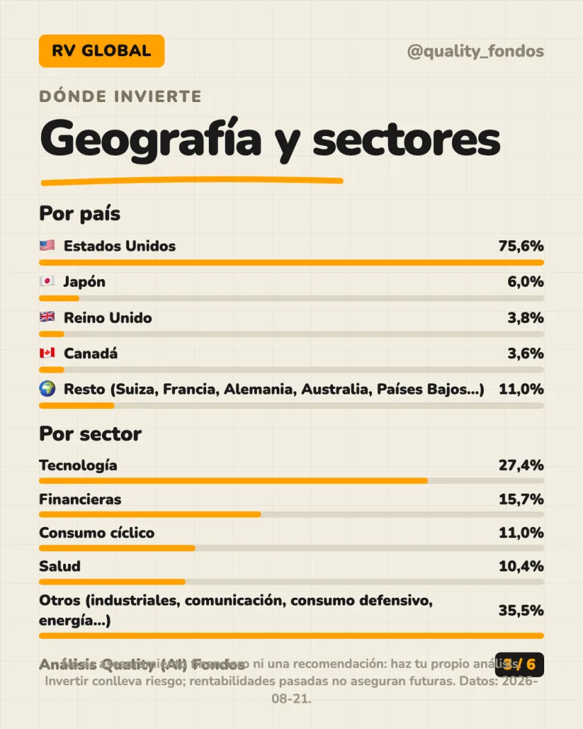 Qué lleva dentro del análisis de Fidelity MSCI World Index Fund P-ACC-EUR