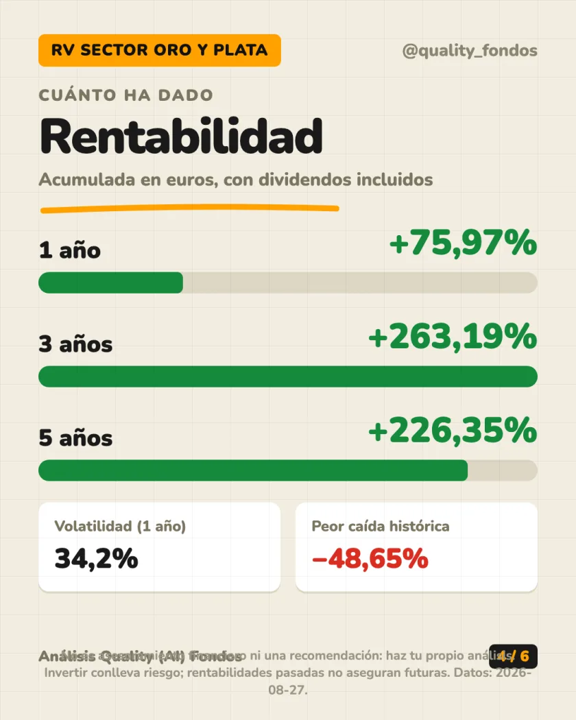 Dónde invierte del análisis de Jupiter Gold & Silver Fund Clase L EUR (Acum.)