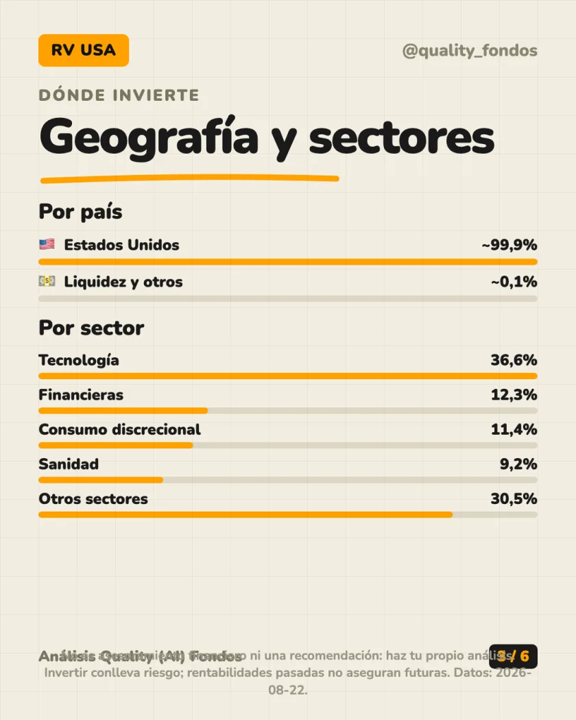 Qué lleva dentro del análisis de Pictet-USA Index Clase P EUR (Acum.)