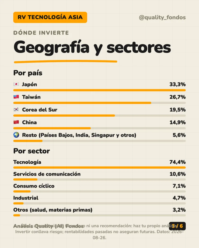Qué lleva dentro del análisis de Wellington Management Funds (Luxembourg) III SICAV - Asia Technology Fund, Clase D EUR Cobertura (Acum.)